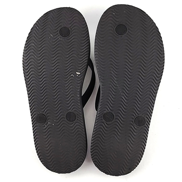 Hurley Men's Camo Black Grey  Flip Flops Thongs Size 7 - Picture 8 of 10